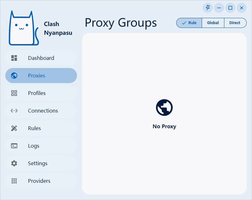 Clash Nyanpasu Proxy Groups